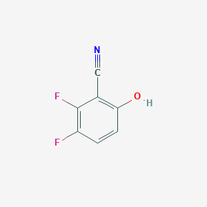molecular formula C7H3F2NO B3253060 2,3-二氟-6-羟基苯甲腈 CAS No. 221202-36-4