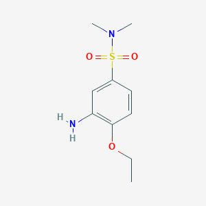 3-amino-4-ethoxy-N,N-dimethylbenzene-1-sulfonamide