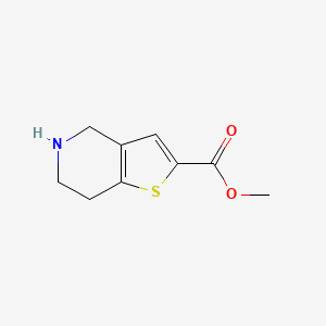 molecular formula C9H11NO2S B3253102 Methyl 4,5,6,7-tetrahydrothieno[3,2-c]pyridine-2-carboxylate CAS No. 221316-61-6