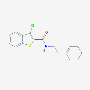 3-chloro-N-[2-(1-cyclohexen-1-yl)ethyl]-1-benzothiophene-2-carboxamide