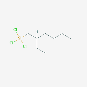 molecular formula C8H17Cl3Si B3253168 三氯(2-乙基己基)硅烷 CAS No. 222058-04-0