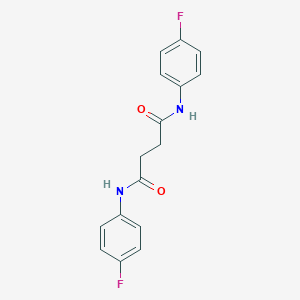 N,N'-bis(4-fluorophenyl)butanediamide