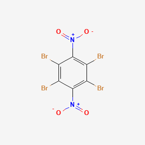 molecular formula C6Br4N2O4 B3253225 1,2,4,5-Tetrabromo-3,6-dinitrobenzene CAS No. 22230-49-5