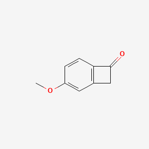 molecular formula C9H8O2 B3253240 4-Methoxy-1,2-dihydrobenzocyclobutene-1-one CAS No. 22246-27-1