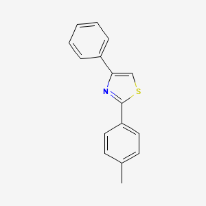 molecular formula C16H13NS B3253281 4-Phenyl-2-(p-tolyl)thiazole CAS No. 2227-61-4