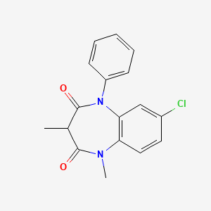 molecular formula C17H15ClN2O2 B3253318 3-Methylclobazam CAS No. 22316-16-1