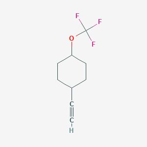 trans-1-Ethynyl-4-(trifluoromethoxy)cyclohexane