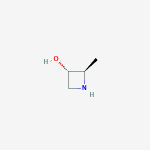 molecular formula C4H9NO B3253332 (2R,3S)-2-methylazetidin-3-ol CAS No. 2231664-66-5