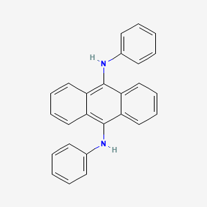 molecular formula C26H20N2 B3253357 9-N,10-N-diphenylanthracene-9,10-diamine CAS No. 2233-88-7