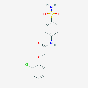 molecular formula C14H13ClN2O4S B325336 2-(2-chlorophenoxy)-N-(4-sulfamoylphenyl)acetamide 