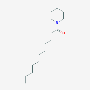 molecular formula C16H29NO B3253365 10-Undecen-1-one, 1-(1-piperidinyl)- CAS No. 22342-20-7