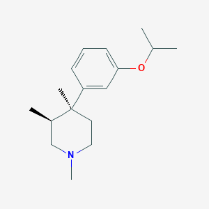 Piperidine, 1,3,4-trimethyl-4-[3-(1-methylethoxy)phenyl]-, (3S,4S)-