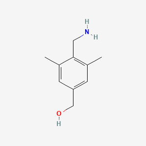 B3253409 [4-(Aminomethyl)-3,5-dimethylphenyl]methanol CAS No. 223512-55-8