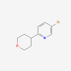 3-Bromo-6-(tetrahydropyran-4-yl)pyridine