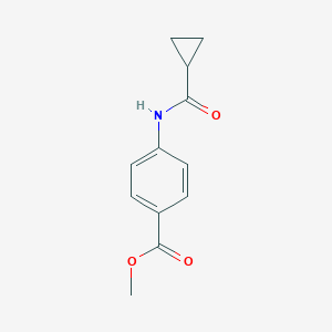 molecular formula C12H13NO3 B325343 Methyl 4-[(cyclopropylcarbonyl)amino]benzoate 