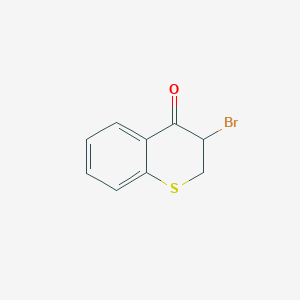 molecular formula C9H7BrOS B3253435 3-Bromothiochroman-4-one CAS No. 22366-66-1