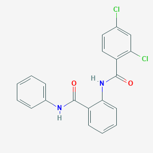 N-[2-(anilinocarbonyl)phenyl]-2,4-dichlorobenzamide