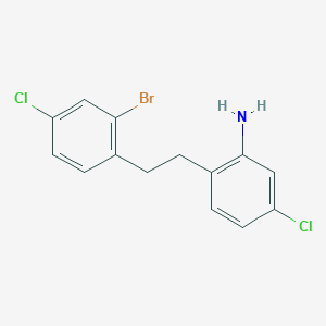 2-(2-Bromo-4-chlorophenethyl)-5-chloroaniline