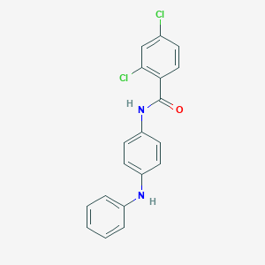 N-(4-anilinophenyl)-2,4-dichlorobenzamide