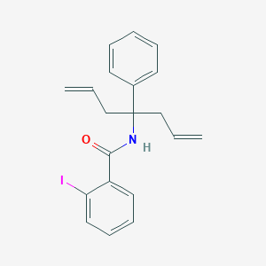 2-iodo-N-(4-phenylhepta-1,6-dien-4-yl)benzamide