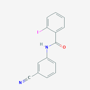 N-(3-cyanophenyl)-2-iodobenzamide