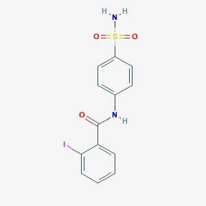 molecular formula C13H11IN2O3S B325355 2-iodo-N-(4-sulfamoylphenyl)benzamide 