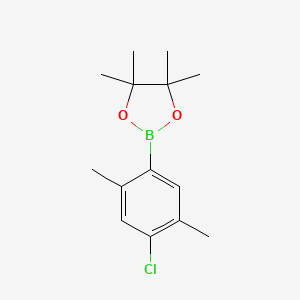 2-(4-Chloro-2,5-dimethylphenyl)-4,4,5,5-tetramethyl-1,3,2-dioxaborolane