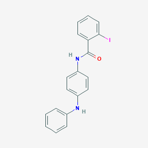 molecular formula C19H15IN2O B325358 N-(4-anilinophenyl)-2-iodobenzamide 