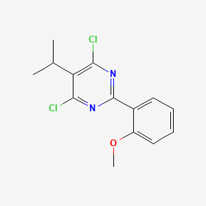 4,6-Dichloro-5-isopropyl-2-(2-methoxyphenyl)pyrimidine