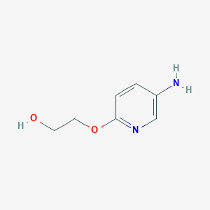 molecular formula C7H10N2O2 B3253642 2-[(5-Aminopyridin-2-yl)oxy]ethan-1-ol CAS No. 225240-95-9
