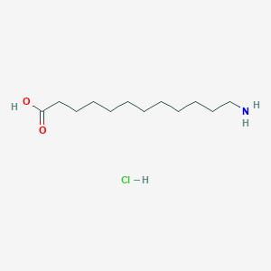 molecular formula C12H26ClNO2 B3253665 12-Aminododecanoic acid hydrochloride salt CAS No. 22543-30-2
