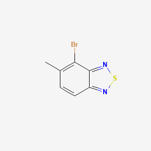 molecular formula C7H5BrN2S B3253678 4-溴-5-甲基苯并[c][1,2,5]噻二唑 CAS No. 2255-81-4