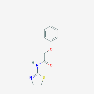 molecular formula C15H18N2O2S B325368 2-(4-tert-butylphenoxy)-N-(1,3-thiazol-2-yl)acetamide 