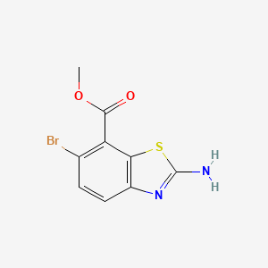 Methyl 2-amino-6-bromobenzo[d]thiazole-7-carboxylate