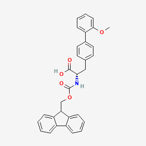 molecular formula C31H27NO5 B3253693 Fmoc-4-(2-methoxyphenyl)-L-phenylalanine CAS No. 225528-11-0