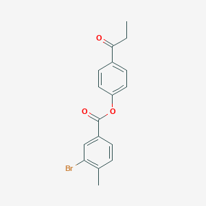 4-Propanoylphenyl 3-bromo-4-methylbenzoate