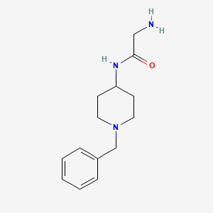 molecular formula C14H21N3O B3253711 2-Amino-N-(1-benzylpiperidin-4-yl)acetamide CAS No. 226249-36-1