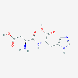 molecular formula C10H14N4O5 B3253753 Asp-His CAS No. 22677-56-1