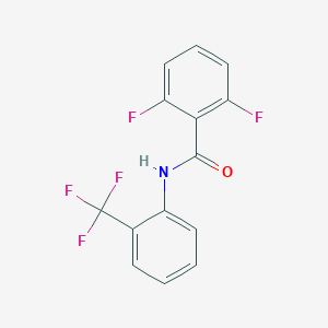 2,6-difluoro-N-[2-(trifluoromethyl)phenyl]benzamide