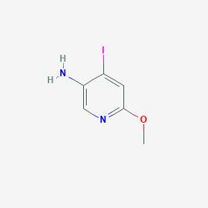 molecular formula C6H7IN2O B3253792 4-Iodo-6-methoxypyridin-3-amine CAS No. 227180-21-4