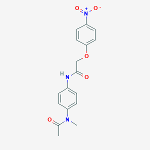 N-methyl-N-(4-{[(4-nitrophenoxy)acetyl]amino}phenyl)acetamide