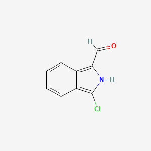 3-chloro-2H-isoindole-1-carbaldehyde