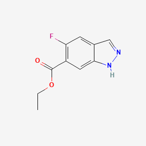 1H-Indazole-6-carboxylic acid, 5-fluoro-, ethyl ester