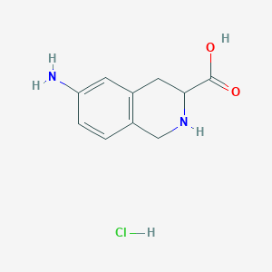 6-Amino-1,2,3,4-tetrahydro-3-isoquinolinecarboxylic acid hydrochloride