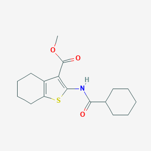 Methyl 2-[(cyclohexylcarbonyl)amino]-4,5,6,7-tetrahydro-1-benzothiophene-3-carboxylate