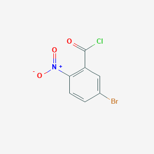 molecular formula C7H3BrClNO3 B3253901 5-Bromo-2-nitrobenzoyl chloride CAS No. 22908-25-4