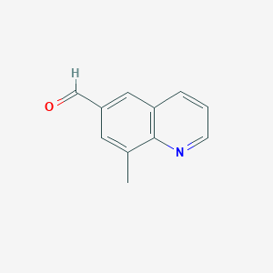 molecular formula C11H9NO B3253919 8-Methylquinoline-6-carbaldehyde CAS No. 22934-43-6