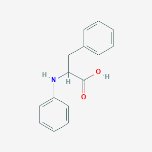 molecular formula C15H15NO2 B3253968 3-Phenyl-2-(phenylamino)propanoic acid CAS No. 23052-05-3