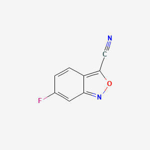 6-Fluorobenzo[c]isoxazole-3-carbonitrile