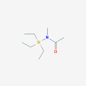 molecular formula C9H21NOSi B3254013 Acetamide, N-methyl-N-(triethylsilyl)- CAS No. 23138-74-1